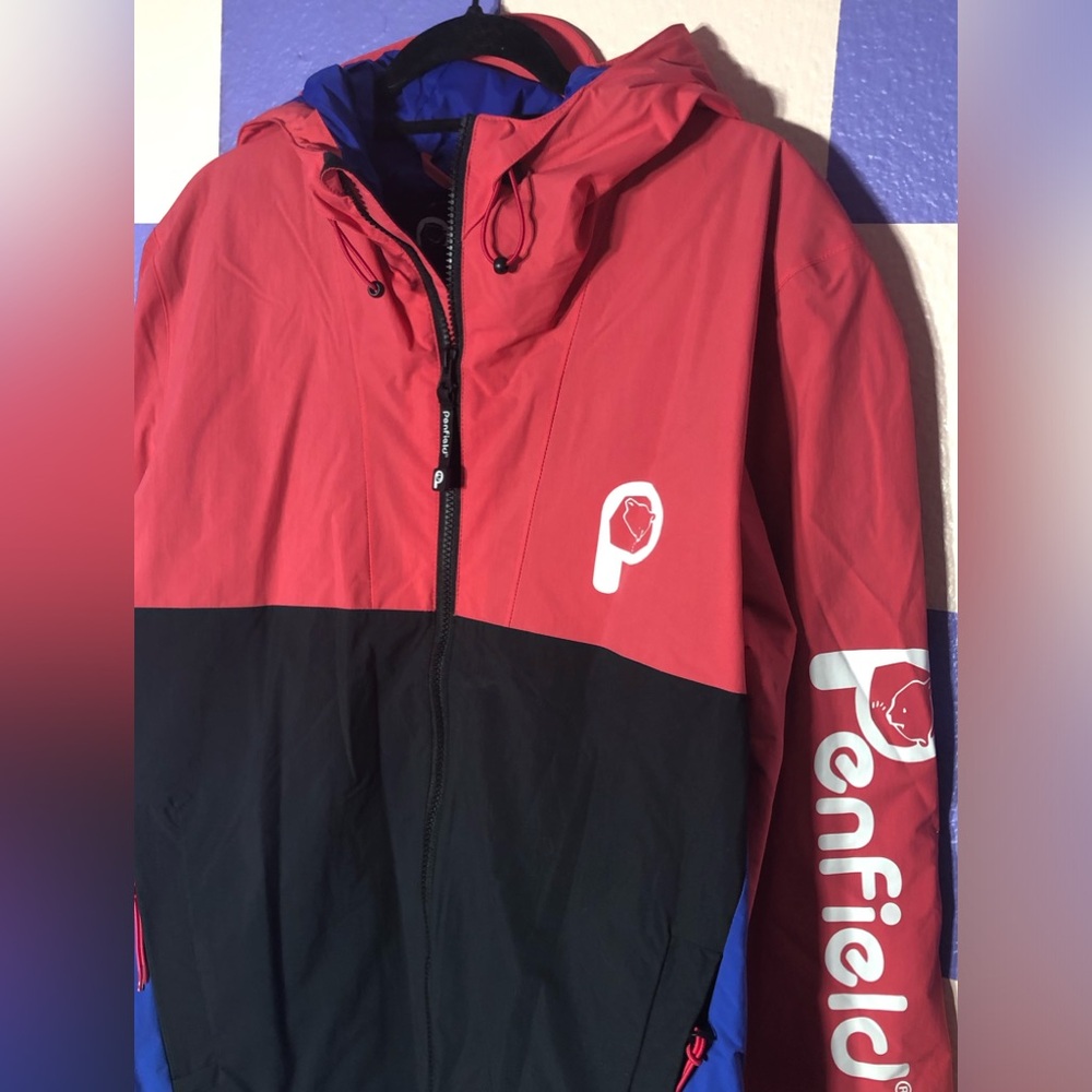 NWT Penfield Fallon Zip-Up Waterproof Jacket in Raspberry - Picture 3 of 7